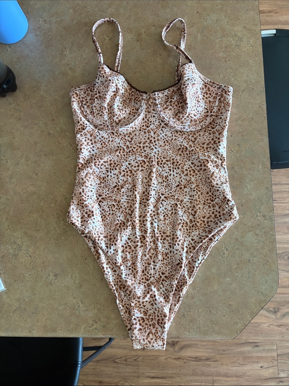 Kulani Kini Decorative Underwire Cheeky One Piece - Wild Skies - Medium